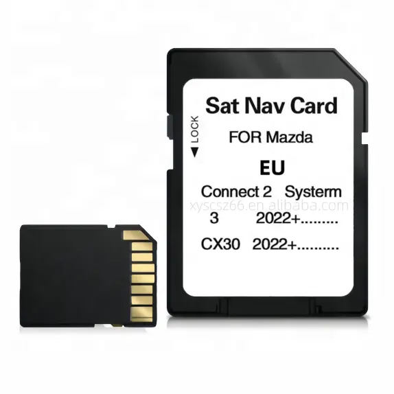 2024 2023 2022 2021 Update Compatible For Mazda 3 6 CX-30 CX-50 CX-90 MX-5 For GPS Navig SD Card USA/CAN/MEX