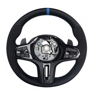 พวงมาลัยหุ้มหนังกลับคุณภาพสูง ขายดี สำหรับรถยนต์ BMW G20 G30 G01 ซีรีส์ 3 ซีรีส์ 5 - Product Image 1