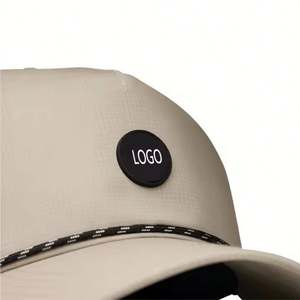Gorra de Béisbol Personalizada de 5 Paneles Perforados, Gorra de Golf sin Estructura, Diseño Transpirable, Logotipo de PVC para Deportes - Product Image 3