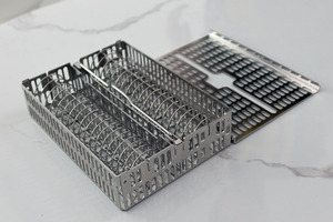 Khay phòng thí nghiệm dụng cụ nha khoa khử trùng <span class=keywords><strong>Cassette</strong></span> khử trùng giỏ - Product Image 4