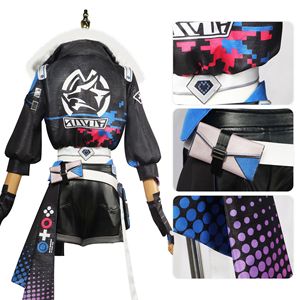Honkai Star Rai Cosplay botas juego Silver Wolf Cosplay disfraz Anime uniforme traje Halloween carnaval fiesta traje <span class=keywords><strong>mujer</strong></span> vestido - Product Image 6