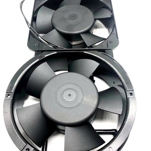 Ventilateur axial San-Hsieh FP-108EX-S1-S/B 15050, 220V 38W 2800 tr/min, pales en plastique noir, montage sur conduit - Product Image 2