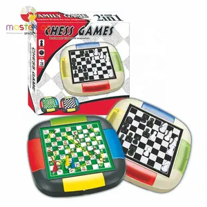 New Arrival Kids Funny Snakes ladders&Chess Game 2 In 1 Plastic Chess Board P11A015