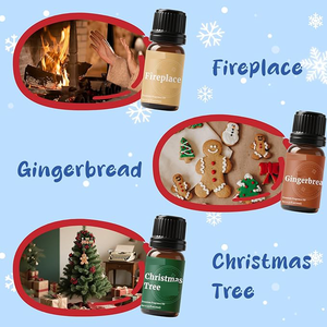 Meilleures ventes - Édition limitée de Noël - Huile parfumée <span class=keywords><strong>à</strong></span> la vanille, <span class=keywords><strong>à</strong></span> la cannelle, aux <span class=keywords><strong>épices</strong></span>, au chocolat et <span class=keywords><strong>à</strong></span> la cerise pour les fêtes <span class=keywords><strong>d</strong></span>'hiver - Coffret de 6 pièces - Product Image 5