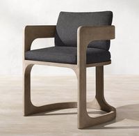 Ensemble de mobilier de jardin en teck de Birmanie pour villa, table et chaises d'extérieur pour patio, vente en gros