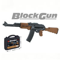 Mini pistolet de construction en blocs, kit d'assemblage DIY avec boîte de rangement portable, série de collection pour enfants et adultes, vente en gros