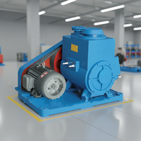 Vente directe usine – Pompe à vide rotative à une seule étape 2X-2 haute pression 0,37 kW avec moteur triphasé, OEM pour l'aspiration en usinage