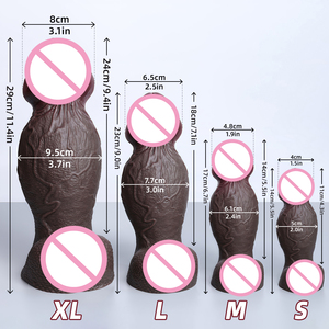 Dildo Realistico Fantasy con Ventosa Potente, Giocattolo Sessuale per Donne, Uomini e Coppie Gay, per Stimolazione Clitoridea, Vaginale e <span class=keywords><strong>Anale</strong></span> - Product Image 2