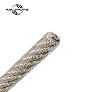 Câble métallique en acier galvanisé pour soutenir les filets sur les raisins pour les plantes grimpantes 10mm 7x19 PVC enduit - Product Image 2