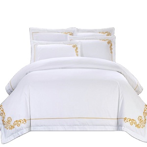 Formato su misura bianco 60*40 s raso di cotone 100% hotel bianco biancheria da letto copertura della trapunta - Product Image 1