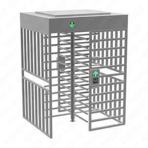 Torniquete de Altura Completa con Código QR KARSUN, Sistema Biométrico Bidireccional, Acero Inoxidable 304, Uso Interior/Exterior, Puerta de Control de Boletos - Product Image 1