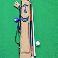 Высококачественный чехол для бильярдного кия 1/2 Split Pool Cue Case 2x2 с 4 отверстиями для бильярдистов