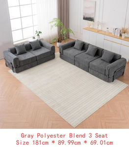 Sofá Cama Convertible de Lujo, Extensible, Ecológico, de Microfibra, de 3 Plazas, Muestras Comerciales Gratuitas - Product Image 6