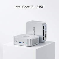 Mini-PCs MQ Intel 1315U, hasta 16GB LPDDR4, PCIe NVMe SSD, Salida de Pantalla Triple 4K, WiFi6, BT5.2, Computadora de Escritorio Compacta, Win11 Pro, Linux