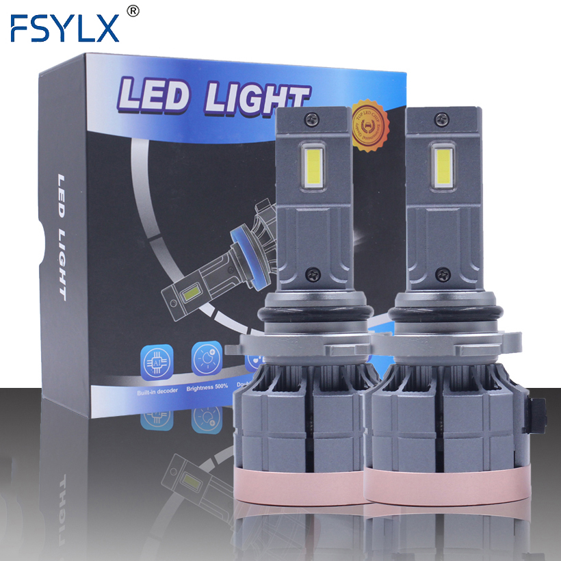 FSYLX 130W 13000LM H7 H4 Светодиодные Автомобильные фары F5D светодиодных фар для авто фары лампы H1 H3 H7 H11 9005 9006 H13 9007 H4 Автомобильные светодиодные фары