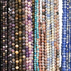 Perles de pierres précieuses en vrac naturelles de haute qualité perles de pierre naturelle d'agate de 6 mm pour la fabrication de bijoux - Product Image 2