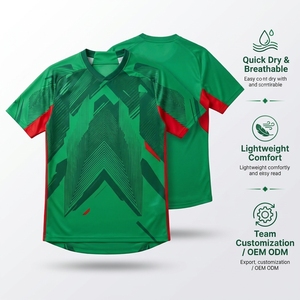 Envío <span class=keywords><strong>Gratis</strong></span> Camisetas de Fútbol Personalizadas Ligeras <span class=keywords><strong>para</strong></span> Adultos Unisex Tallas Grandes 100% Poliéster de Secado Rápido Corte Regular Cuello Redondo - Product Image 4