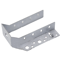 Heavy Duty 2x4 Pérgola Soporte de techo Poste Conector de haz con montaje de estructura de soporte triangular