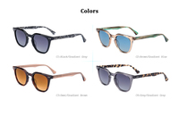 Nouveau design de lunettes en gros avec logo personnalisé lunettes de luxe lunettes de soleil en acétate à la mode pour femmes avec lentilles