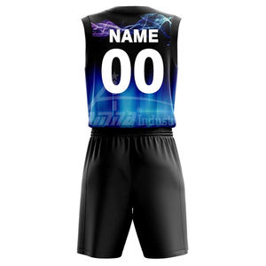 Uniformes de basket-ball de sublimation pour hommes/Uniforme de basket-ball de nouvelle conception - Product Image 4