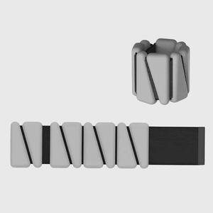 สายรัดข้อเท้าซิลิโคนสีเบจแบบบาง น้ำหนักปรับได้เอง น้ำหนักข้อเท้าคู่ 3 กก. 4 ปอนด์ OEM 5 กก. 1 กก. น้ำหนักข้อเท้าและข้อมือสำหรับผู้ชาย - Product Image 6