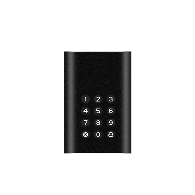 Dustproof and Waterproof 256GB/512GB/1TB USB 3.0 Digital Key Mobile Encryption Hard Disk SSD for Computer Use Black