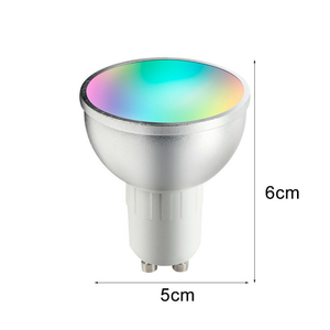 Lámpara Inteligente WiFi RGB con Control por Aplicación Tuya, Regulable, 85-265V 5W, Compatible con <span class=keywords><strong>Alexa</strong></span> y Google Assistant, Iluminación Interior - Product Image 3