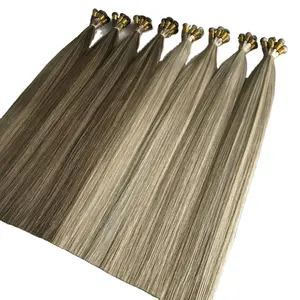 Seamless Volume Hand tied Weft Method Hair Extensions Handtied Wefts With Thick Double Drawn End