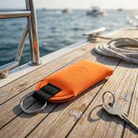 Porte-clés flottant en néoprène de sauvetage, cordon de sécurité pour poignet, flottant, étanche, pour situations d'urgence en bateau, kayak, pêche, plongée, natation
