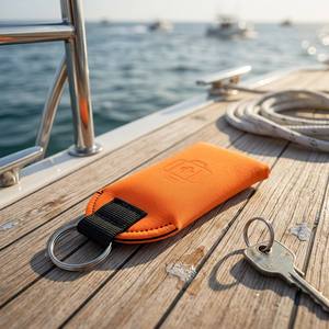 Llavero Flotante <span class=keywords><strong>de</strong></span> Neopreno <span class=keywords><strong>de</strong></span> <span class=keywords><strong>Rescate</strong></span>, Cordón <span class=keywords><strong>de</strong></span> Seguridad para Muñeca, Flotador Impermeable <span class=keywords><strong>de</strong></span> Emergencia para Navegación, Kayak, Pesca, Buceo, Natación - Product Image 1