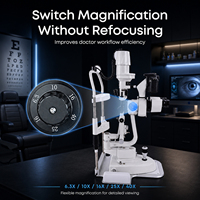 Lampe à fente numérique Aist Optics LS-5DX |   Imagerie haute résolution avec séparateur de faisceau pour l'œil