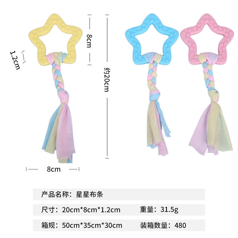 Bandes de tissu étoile
