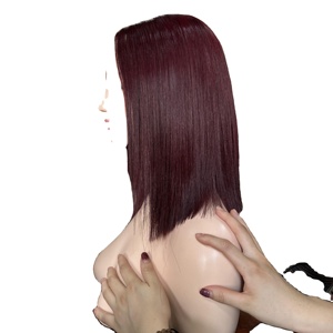 <span class=keywords><strong>2025</strong></span> Mới Xzy Việt Nam Đôi Drawn16a Thẳng Ngắn <span class=keywords><strong>Bob</strong></span> 2*6 Cùn Cắt Sdd Tóc Con Người Glueless HD Ren Đóng Cửa Phía Trước Tóc Giả - Product Image 4