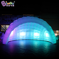 Tentes gonflables personnalisées, tentes gonflables géantes pour la publicité, igloos gonflables à LED, tentes demi-dôme gonflables pour événements en plein air