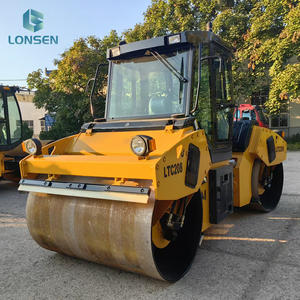 <span class=keywords><strong>LTC210</strong></span> 10 Ton asfalt yol vibrasyonlu silindir çift çelik varil yol silindiri - Product Image 5
