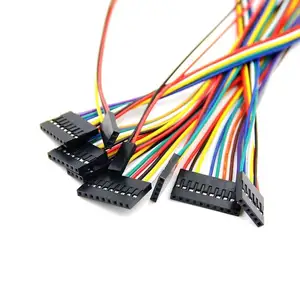 2,54 MM de alambre 2,54 Dupont línea hembra a hembra 1P2 3 4 5 6 7 8 9 10 12 Pin Dupont cable conector de CABLE de cables de alambre para PCB