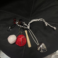 Gantungan Kunci Kulit PU Logam Terbaru Laris Manis, Liontin Tas, Sarung Tangan Softball, Liontin Baseball Softball
