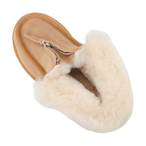 Vente en gros de bottes d'hiver thermiques mi-mollet pour hommes et femmes, douces, chaudes, rembourrées, confortables avec fermeture éclair, logo et couleur personnalisables - Product Image 4