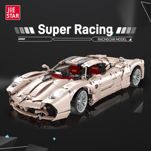 JJ9210 Utopia, Kit de Construcción de Modelo de Auto Deportivo Plateado, Más de 800 Piezas, Diseño de Puerta de Tijera, Funciona con Batería, para Niños Mayores de 13 Años, Regalo de Cumpleaños - Product Image 3