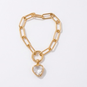 Collar con Medallón <span class=keywords><strong>de</strong></span> Cristal Transparente Personalizable DIY, Abrible, con Caja Hueca, Chapado en <span class=keywords><strong>Oro</strong></span> <span class=keywords><strong>de</strong></span> 18k, Joyería para Mujer - Product Image 6