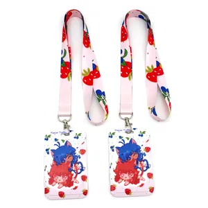 Custom Lanyards High Quality Polyester Phone Printed Design Sublimation Woven Wrist Lanyard With Logo Custom Strap Keychain