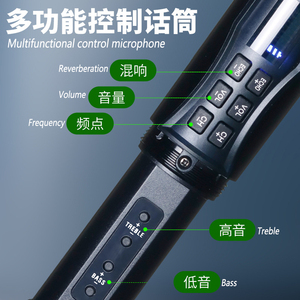 Micro GAW-N22 đa năng với tần số điều chỉnh, micro karaoke gia đình - Product Image 4