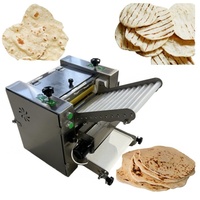 Machine à rouler automatique de pâte à dumplings, à empanadas, à gyoza, à pizza, à peau de pizza, à haute productivité, de table, commerciale