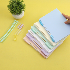 ห่วงพลาสติกทรงหลวม5รูพร้อมคลิปหนีบกระดาษ <span class=keywords><strong>A4</strong></span>สามารถตัดได้ - Product Image 5