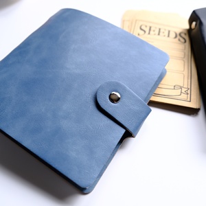 Carpeta Organizadora de Semillas de Gran Capacidad, 5 Pulgadas, 2 Compartimentos, Álbum de Cuero PU para Almacenamiento, Diario de Jardinería, Sobres para Plantas - Product Image 4