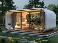 Cabine Apple à faible coût et installation rapide, maison préfabriquée moderne de haute qualité, hôtel préfabriqué, cabine mobile Apple Pod avec chambre
