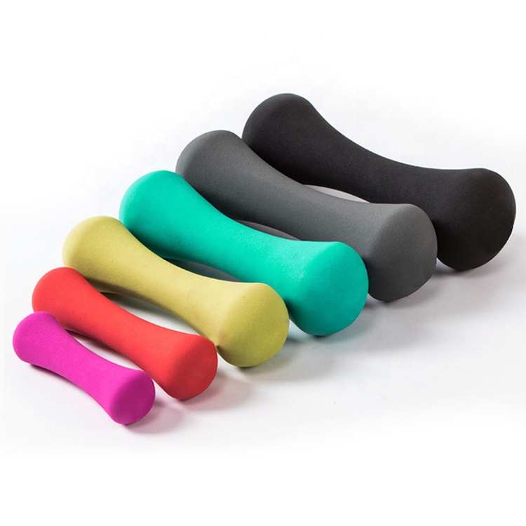 Wavar Professional Fitness Equipment Colorful Women's Gym Free Weights Dumbbell Set