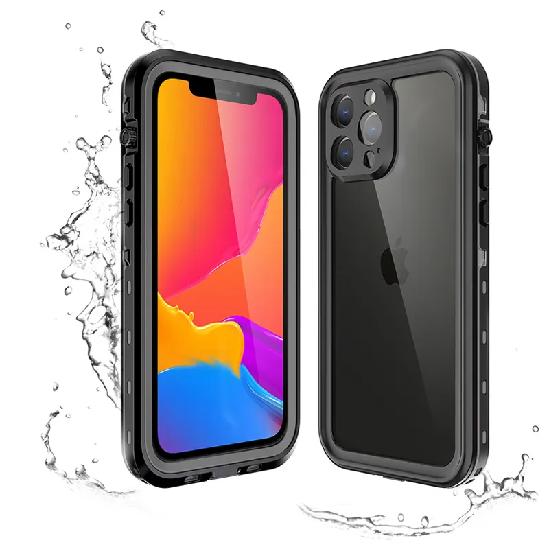 Drop Shipping TPU Hard PC IP68 Sports Diving Military Grade Protective Cover For iPhone 11 12 13 Pro Max Waterproof Phone Case