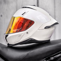 Casque de moto intégral personnalisé en gros avec Bluetooth, pack cadeau, double visière, certifié DOT, doublure en coton, casques de motocross