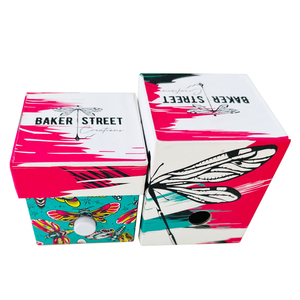 Custom Logo Printed 1 Gram Pen Box CR Lock Packaging with UV Coating Embossing Mysterious Childproof Art Paper Cartridge Set - Product Image 6